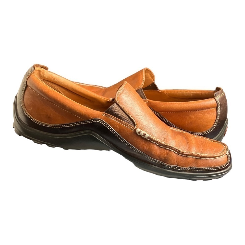 Cole Haan Tucker C03559 Brown Leather Venetian Loafers 10 - Picture 4 of 10